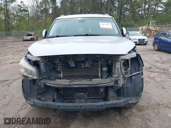 2012 Infiniti QX56 8-passenger with VIN JN8AZ2NC5C9317396, listed as a IAAI auction lot 41879874 with 233,064 mi miles. Bid and sale history available at carsss.com. Image 6.