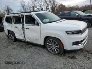 2022 Jeep Grand Wagoneer Series II with VIN 1C4SJVFJ6NS167011, listed as a Copart auction lot 80907574 with 48,653 mi miles and Non repairable. Bid and sale history available at DreamBid. Image 4.