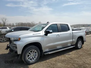 2019 Chevrolet Silverado 1500 LT with VIN 3GCUYDED8KG132015, listed as a Copart auction lot 52168835 with 54,386 mi miles and Salvage Title. Bid and sale history available at carsss.com. Image 1.
