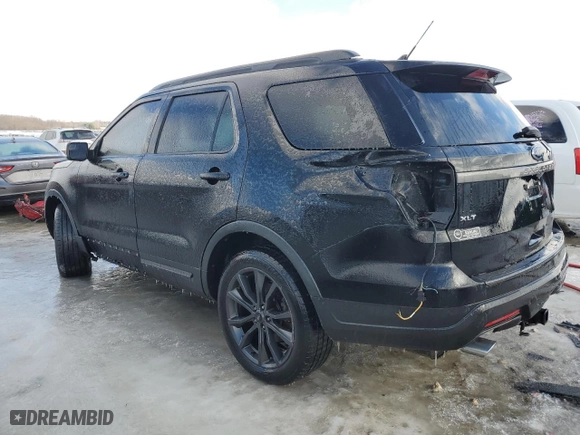 2018 Ford Explorer XLT with VIN 1FM5K8D80JGB76937, listed as a Copart auction lot 44505935 with 135,846 mi miles and Salvage Title. Bid and sale history available at carsss.com. Image 2.