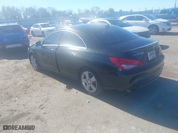 2016 Mercedes-Benz CLA with VIN WDDSJ4GB5GN304819, listed as a IAAI auction lot 40821158 with 82,726 mi miles. Bid and sale history available at carsss.com. Image 3.