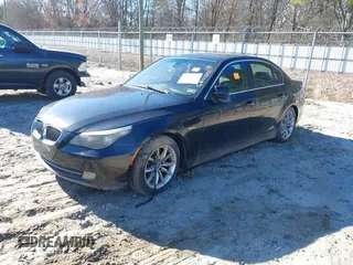 2008 BMW 5 Series 550i with VIN WBANW53528CT49001, listed as a IAAI auction lot 41665892 with Not Provided miles. Bid and sale history available at carsss.com. Image 2.