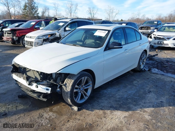 2015 BMW 3 Series 328i xDrive with VIN WBA3B3C53FF548318, listed as a IAAI auction lot 41447458 with 88,171 mi miles. Bid and sale history available at carsss.com. Image 18.