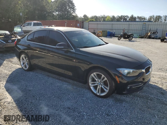 2017 BMW 3 Series 330i xDrive with VIN WBA8D9G57HNU60460, listed as a Copart auction lot 52536005 with 87,941 mi miles and Clean Title. Bid and sale history available at carsss.com. Image 4.