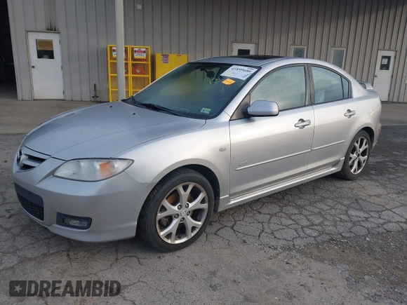 2007 Mazda 3 s Touring with VIN JM1BK323071652925, listed as a IAAI auction lot 41899680 with Not Provided miles. Bid and sale history available at carsss.com. Image 2.