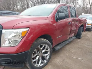2017 Nissan Titan S with VIN 1N6AA1EJ8HN560496, listed as a IAAI auction lot 41514466 with 122,856 mi miles. Bid and sale history available at carsss.com. Image 6.