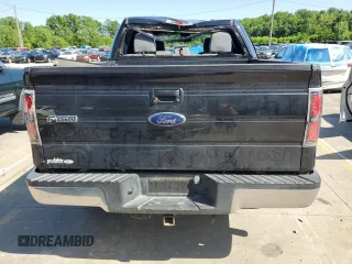 2013 Ford F-150 XL with VIN 1FTFW1ET3DFD77071, listed as a Copart auction lot 57410395 with 145,446 mi miles and Salvage title. Bid and sale history available at DreamBid. Image 6.