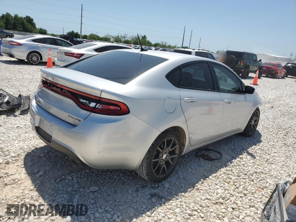 2013 Dodge Dart SXT with VIN 1C3CDFBA6DD181635, listed as a Copart auction lot 53232915 with 91,027 mi miles and Salvage Title. Bid and sale history available at carsss.com. Image 3.