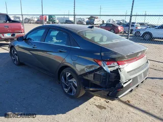 2025 Hyundai Elantra SEL Convenience with VIN KMHLS4DGXSU861568, listed as a IAAI auction lot 41073819 with 7,313 mi miles. Bid and sale history available at carsss.com. Image 3.