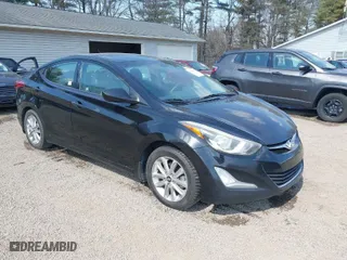 2014 Hyundai Elantra SE with VIN KMHDH4AE5EU101798, listed as a IAAI auction lot 41785753 with 206,799 mi miles. Bid and sale history available at carsss.com. Image 1.