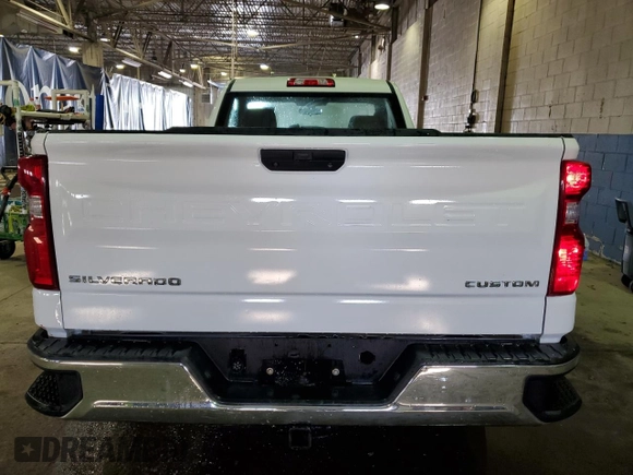 2020 Chevrolet Silverado 1500 Work Truck with VIN 3GCNWAEF6LG387614, listed as a Copart auction lot 45929705 with 1,824 mi miles and Clean Title. Bid and sale history available at DreamBid. Image 6.