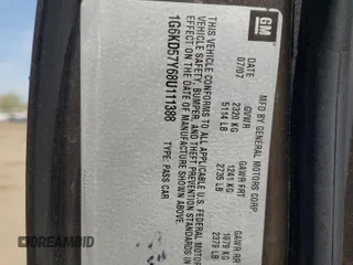 2008 Cadillac DTS 1SC z VIN 1G6KD57Y68U111388, wystawiony jako Copart lot #54204465 z przebiegiem 122 077 mil mil oraz Szkoda całkowita • Salvage title. Historia ofert i sprzedaży dostępna na DreamBid. Obrazek 12.