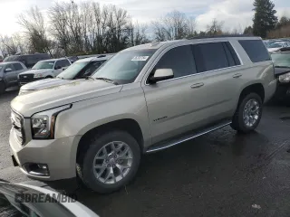 2017 GMC Yukon SLT with VIN 1GKS2BKC5HR192680, listed as a Copart auction lot 86393784 with 45,852 mi miles and Salvage Title. Bid and sale history available at DreamBid. Image 1.