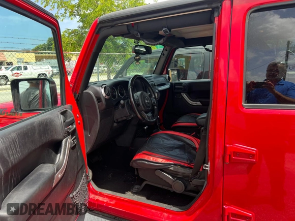 2016 Jeep Wrangler Unlimited Sahara с VIN 1C4BJWEG4GL180915, выставлен на аукционе Copart как лот 61054925 с пробегом 222 532 миль миль и Чистый • Clean title. История ставок и продаж доступна на DreamBid. Изображение 5.