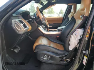 2018 Land Rover Range Rover Sport SVR with VIN SALWZ2SE8JA184175, listed as a Copart auction lot 85798834 with 39,755 mi miles and Salvage Title. Bid and sale history available at carsss.com. Image 7.