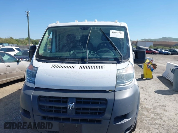 2017 Ram ProMaster Cargo with VIN 3C6TRVAG8HE521666, listed as a IAAI auction lot 42073723 with 127,619 mi miles and . Bid and sale history available at DreamBid. Image 12.