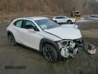 2021 Lexus UX 250h z VIN JTHX9JBH1M2037919, wystawiony jako Copart lot #46970385 z przebiegiem Nie podano mil oraz Szkoda całkowita • Salvage title. Historia ofert i sprzedaży dostępna na DreamBid. Obrazek 14.