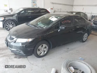 2015 Honda Civic LX with VIN 19XFB2F51FE235588, listed as a IAAI auction lot 42167966 with Not Provided miles and . Bid and sale history available at carsss.com. Image 2.