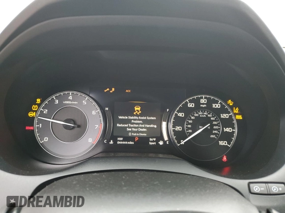 2021 Acura RDX Technology with VIN 5J8TC2H51ML046667, listed as a Copart auction lot 47938195 with 44,444 mi miles and Salvage title. Bid and sale history available at DreamBid. Image 9.