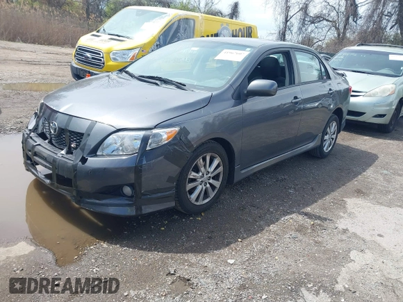 2010 Toyota Corolla with VIN 2T1BU4EE8AC459793, listed as a IAAI auction lot 41967607 with 202,762 mi miles. Bid and sale history available at carsss.com. Image 2.