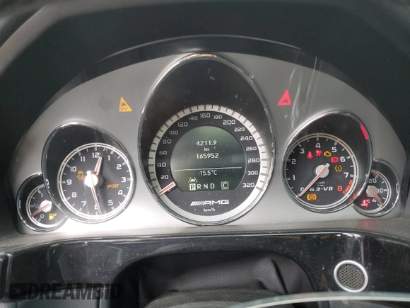 2011 Mercedes-Benz E 63 AMG with VIN WDDHF7HB8BA432130, listed as a Copart auction lot 61106204 with 165,952 mi miles and Salvage title. Bid and sale history available at DreamBid. Image 9.