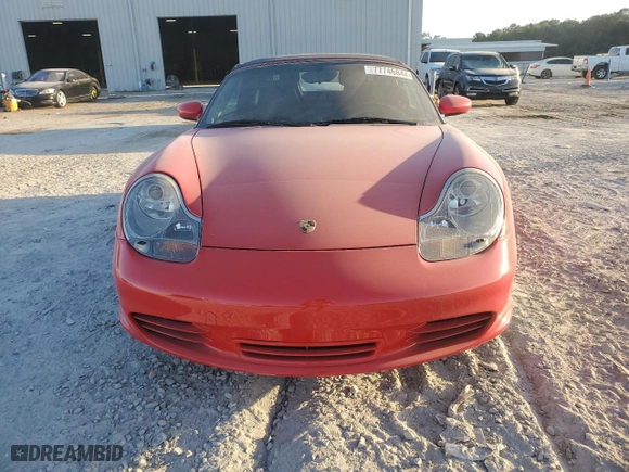2004 Porsche Boxster S with VIN WP0CB298X4U661724, listed as a Copart auction lot 77746844 with 70,197 mi miles and Salvage Title. Bid and sale history available at carsss.com. Image 5.