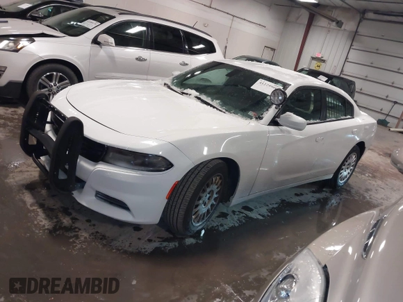 2018 Dodge Charger Police with VIN 2C3CDXKT9JH148277, listed as a IAAI auction lot 41229906 with 114,596 mi miles and . Bid and sale history available at carsss.com. Image 18.