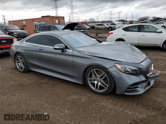 2019 Mercedes-Benz S-Class S 560 with VIN WDDXJ8GB8KA036281, listed as a Copart auction lot 78700314 with 56,453 mi miles and Salvage Title. Bid and sale history available at carsss.com. Image 4.