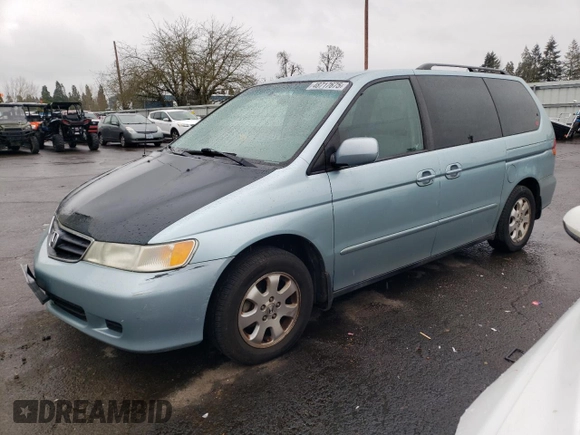 2004 Honda Odyssey EX with VIN 5FNRL18634B015984, listed as a Copart auction lot 48717675 with 137,905 mi miles and Salvage Title. Bid and sale history available at DreamBid. Image 1.