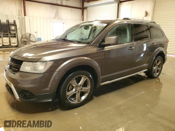 2017 Dodge Journey Crossroad Plus with VIN 3C4PDCGG0HT634009, listed as a Copart auction lot 55823475 with 161,763 mi miles and Clean title. Bid and sale history available at DreamBid. Image 1.