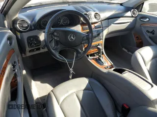2007 Mercedes-Benz CLK 350 with VIN WDBTK56F07T081699, listed as a Copart auction lot 75715594 with 93,349 mi miles and Salvage Title. Bid and sale history available at DreamBid. Image 8.