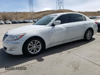 2013 Hyundai Genesis 3.8L with VIN KMHGC4DD6DU243851, listed as a Copart auction lot 49406335 with 98,756 mi miles and Salvage Title. Bid and sale history available at carsss.com. Image 1.