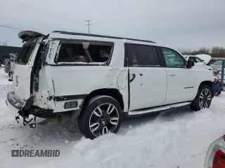 2018 Chevrolet Suburban Premier z VIN 1GNSKJKC0JR166765, wystawiony jako Copart lot #43997605 z przebiegiem 112 786 mil mil oraz Czysty tytuł • Clean title. Historia ofert i sprzedaży dostępna na DreamBid. Obrazek 3.