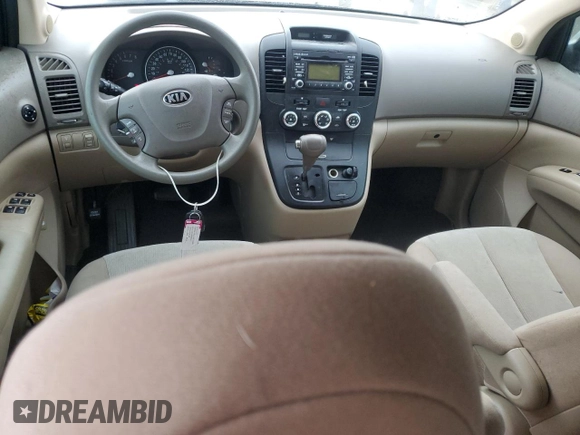 2014 Kia Sedona LX with VIN KNDMG4C73E6581348, listed as a Copart auction lot 54724885 with 117,670 mi miles and Salvage Title. Bid and sale history available at DreamBid. Image 8.