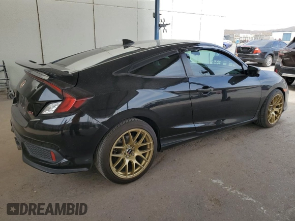 2017 Honda Civic Si with VIN 2HGFC3A59HH755511, listed as a Copart auction lot 50388225 with 82,420 mi miles and Salvage Title. Bid and sale history available at DreamBid. Image 3.