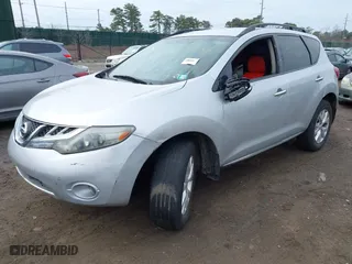 2010 Nissan Murano LE with VIN JN8AZ1MW0AW105655, listed as a IAAI auction lot 41726245 with 999,999 mi miles. Bid and sale history available at carsss.com. Image 2.