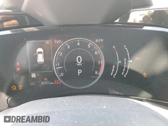 2023 Lexus NX with VIN JTJGDCAZ3P5012736, listed as a Copart auction lot 54851894 with 4,097 mi miles and Salvage Title. Bid and sale history available at carsss.com. Image 9.