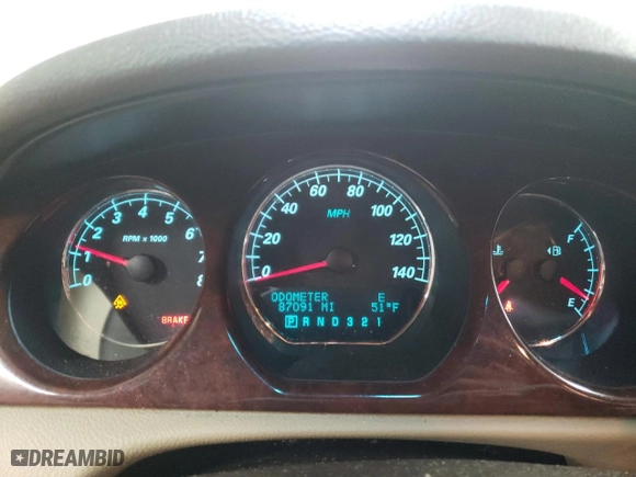 2008 Buick Lucerne CXL with VIN 1G4HD57288U138347, listed as a Copart auction lot 46787785 with 87,091 mi miles and Salvage Title. Bid and sale history available at carsss.com. Image 9.