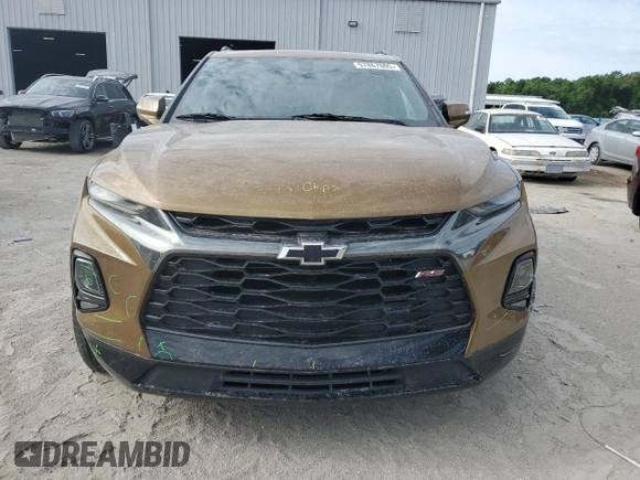 2020 Chevrolet Blazer RS z VIN 3GNKBERS0LS553823, wystawiony jako Copart lot #57867605 z przebiegiem 57 670 mil mil oraz Szkoda całkowita • Salvage title. Historia ofert i sprzedaży dostępna na DreamBid. Obrazek 5.