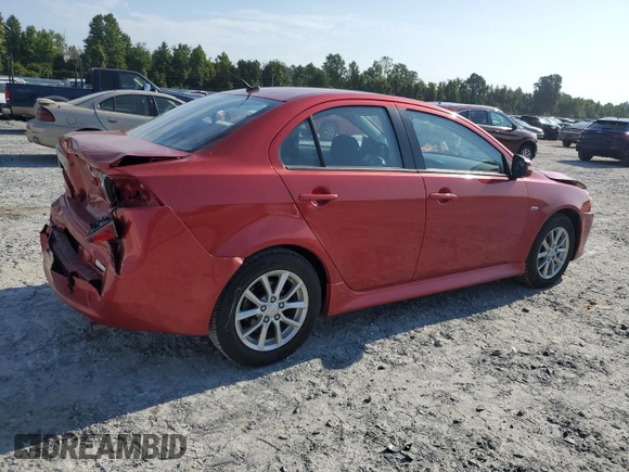 2016 Mitsubishi Lancer ES with VIN JA32U2FU5GU000466, listed as a Copart auction lot 68534854 with 113,210 mi miles and Salvage Title. Bid and sale history available at carsss.com. Image 3.