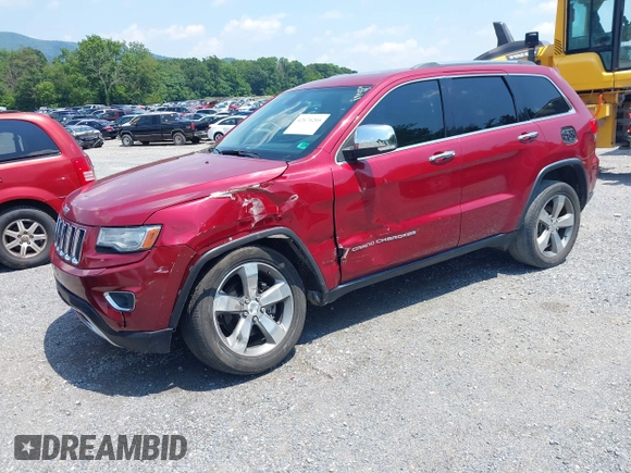 2014 Jeep Grand Cherokee Limited with VIN 1C4RJFBG5EC183810, listed as a IAAI auction lot 42670205 with 151,936 mi miles and . Bid and sale history available at DreamBid. Image 20.