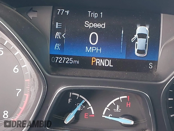 2015 Ford Focus SE with VIN 1FADP3F25FL330463, listed as a IAAI auction lot 41755867 with 72,725 mi miles. Bid and sale history available at carsss.com. Image 15.