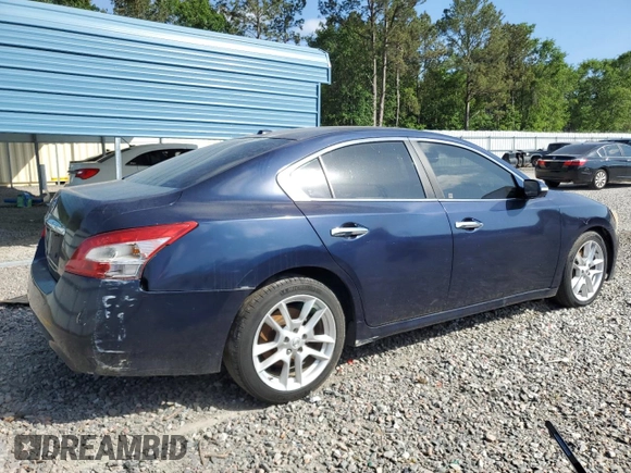 2009 Nissan Maxima SV with VIN 1N4AA51E09C857199, listed as a Copart auction lot 54757815 with 213,356 mi miles and Clean Title. Bid and sale history available at DreamBid. Image 3.