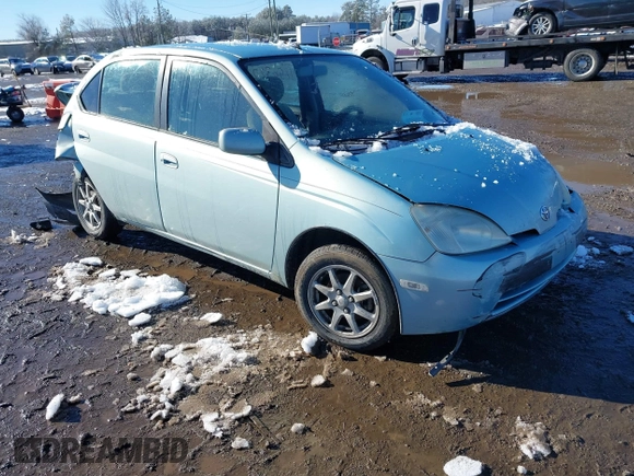 2002 Toyota Prius with VIN JT2BK18UX20057513, listed as a IAAI auction lot 41256327 with 225,549 mi miles. Bid and sale history available at carsss.com. Image 1.