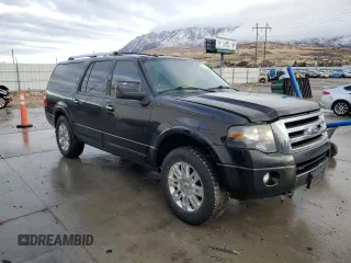 2012 Ford Expedition Max Limited z VIN 1FMJK2A55CEF05619, wystawiony jako Copart lot #87026894 z przebiegiem 152 582 mil mil oraz Szkoda całkowita • Salvage title. Historia ofert i sprzedaży dostępna na DreamBid. Obrazek 4.