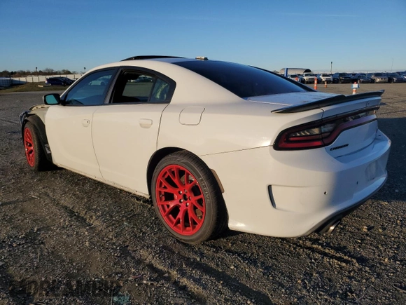 2019 Dodge Charger Scat Pack with VIN 2C3CDXGJXKH520282, listed as a Copart auction lot 87208244 with Not Provided miles and Salvage Title. Bid and sale history available at DreamBid. Image 2.