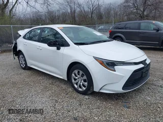 2024 Toyota Corolla LE with VIN 5YFB4MDE1RP177251, listed as a IAAI auction lot 41907837 with 12,574 mi miles. Bid and sale history available at carsss.com. Image 1.