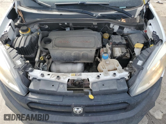 2017 Ram ProMaster City Cargo Tradesman with VIN ZFBERFAB2H6E12028, listed as a Copart auction lot 50894335 with 93,474 mi miles and Salvage Title. Bid and sale history available at carsss.com. Image 12.