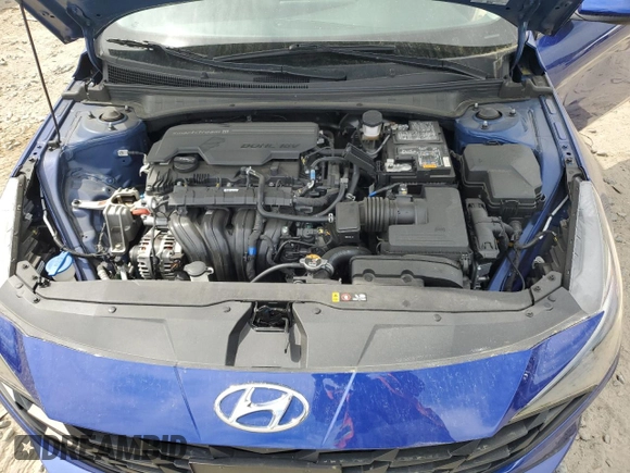 2023 Hyundai Elantra SE with VIN 5NPLL4AG5PH119523, listed as a Copart auction lot 53749925 with 17,459 mi miles and Salvage title. Bid and sale history available at DreamBid. Image 11.