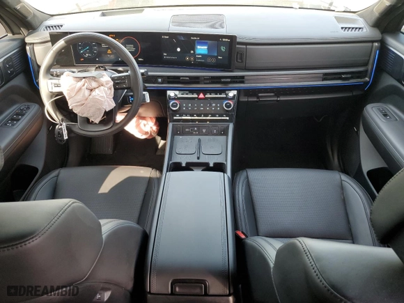 2025 Hyundai Santa Fe Calligraphy with VIN 5NMP5DGL4SH079151, listed as a Copart auction lot 48466585 with 5,250 mi miles and Salvage Title. Bid and sale history available at carsss.com. Image 8.